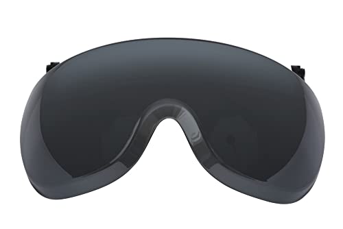 3M Kurzvisier X5-SV02-CE für die Schutzhelme X5000 und X5500, grau, Antibeschlag- und Antikratz-Beschichtung, Polycarbonat von SecureFit