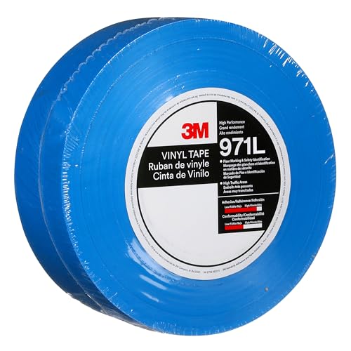 3M Langlebiges Bodenmarkierungsband 971L, Blau, 50.8 mm x 33 m, 0.43 mm, Individually Wrapped Conveniently Packaged 3M Langlebiges Bodenmarkierungsband 971L, Blau, 50.8 mm x 33 m, 0.43 mm, Individually Wrapped Conveniently Packaged von 3M