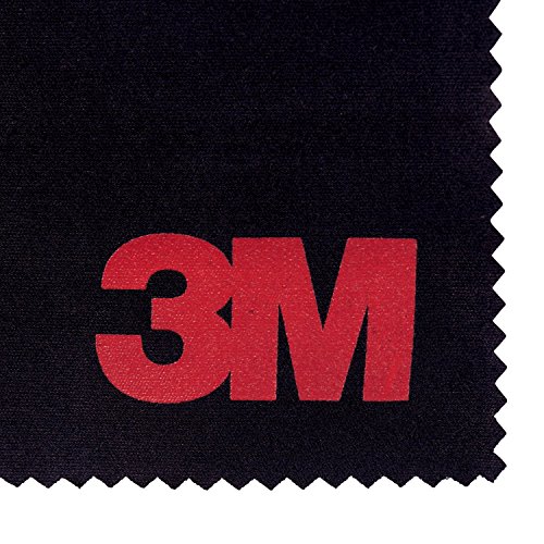 3M MFRTuch Polyamidtuch aus hochverdichtetem Mikrofaser, Waschbar bei 40°C, Schwarz (50-er Pack) von 3M