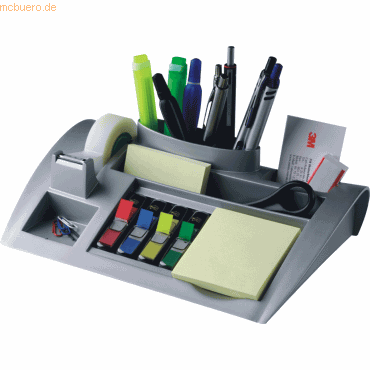 3M Organiser Post-it C50 bestückt silber von 3M