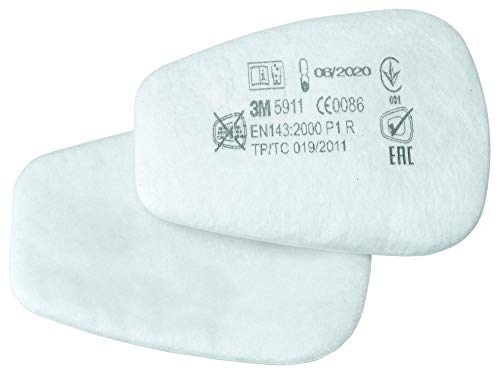 3M Partikel-Einlegefilter 5935, 10 Paar, 11.4 x 13.6 x 22.4 cm von 3M