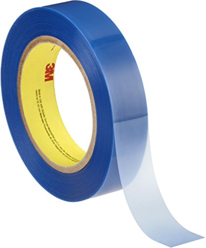 3M Polyester-Abdeck-Klebeband für Pulverlackierung, 8901, 25,4 mm x 66 m, 0,06 mm, Blau (36-er Pack) von 3M