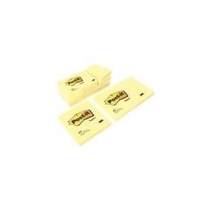 3M Post-it Notes Haftnotizen, 51 x 76 mm, gelb 100 Blatt-Block (656) von 3M