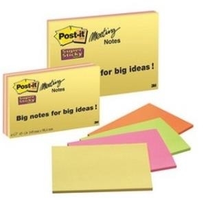 3M Post-it Super Sticky Meeting Notes, 149 x 200 mm (6845-SSP) von 3M