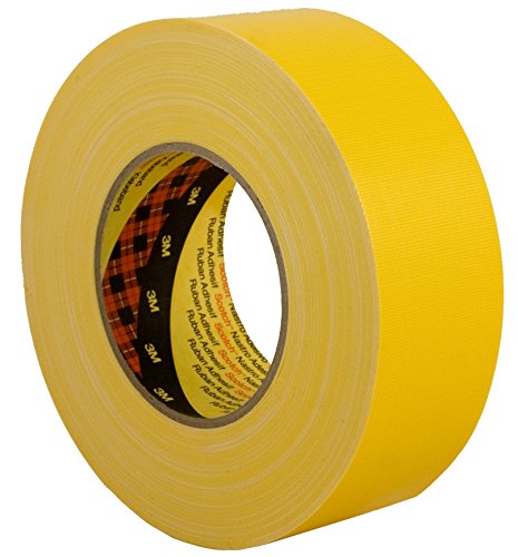 3M Premium Gewebeklebeband 389, gelb, 25 mm x 50 m (36-er Pack) von 3M