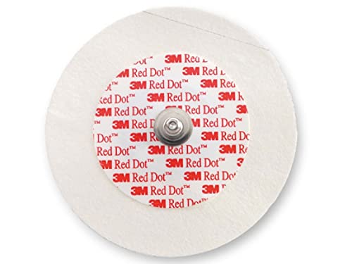 3M Red Dot Herzfrequenz-Elektrode, mit Mikropore-Halterung, 1000 Elektroden, 6 cm Durchmesser von 3M