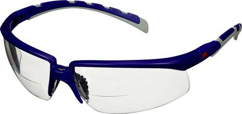 3M S2025AF-BLU Schutzbrille mit Antibeschlag-Schutz, mit Antikratz-Schutz Blau, Grau EN 166 DIN 166 von 3M