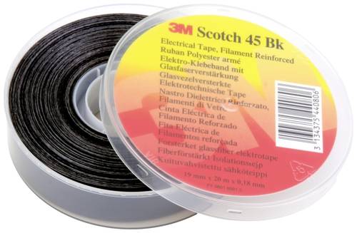 3M SCOTCH45BK-19X20 Polyesterband Schwarz (L x B) 20m x 19mm 1St. von 3M