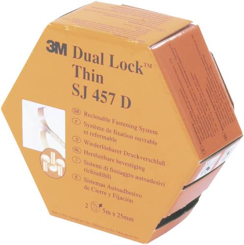 3M SJ 457D Dual Lock Klettband zum Aufkleben Pilzkopf (L x B) 5000mm x 25mm Transluzent 5m von 3M