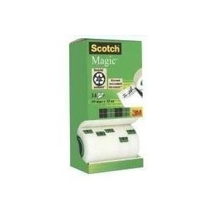 3M Scotch Klebefilm Magic 810, 19 mm x 33 m, 10+4 GRATIS Kerndurchmesser: 25 mm, Promotion-Tower - 1 Stück (8-1933R14) von 3M