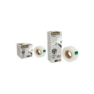 3M Scotch Magic Klebefilm 900, 19 mm x 33 m, 9er-Pack von Hand einreißbar, aufgeklebt unsichtbar, einreißbar, - 9 Stück (90019339) von 3M