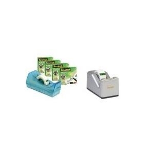 3M Scotch Tischabroller C38, inkl. Klebefilm Clear, schwarz aus ABS Kunststoff (83980) von 3M