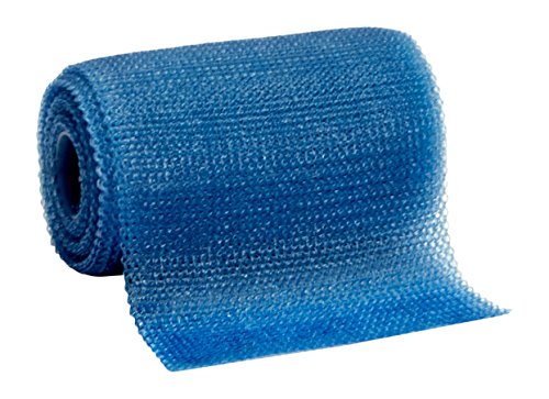 3M - Scotchcast Plus Casting Tape, Wasseraktiviertes Fiberglasband, leicht, strapazierfähig, atmungsaktiv, Farbe Blau, Größe 7,5 cm x 3,65 m, 10 Stück von Scotchcast