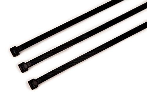3M Scotchflex FS 100 AW-C Kabelbinder, 2,5 mm x 100 mm, Schwarz (100-er Pack) von 3M Scotch-Flex