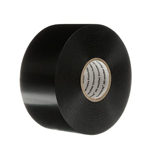 3M Scotchrap Vinyl Korrosionsschutzband 50, unbedruckt, 5,1 cm x 30,5 m, schwarz von 3M