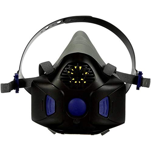 3M Secure Click Halbmaske mit Sprechmembran HF-803SD, Gr. L, dunkelgrau von 3M