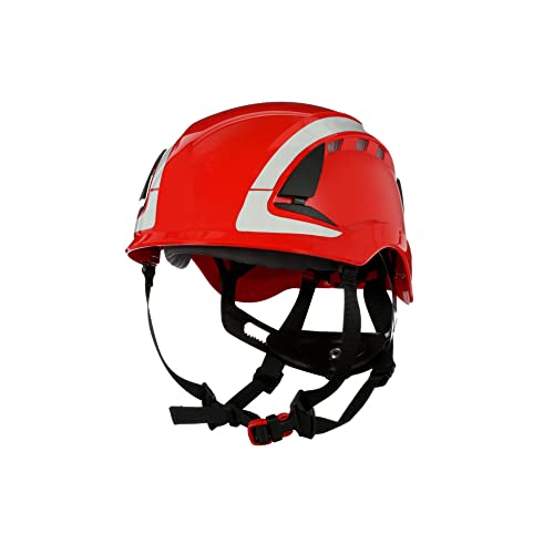 3M SecureFit Schutzhelm, X5005V-CE, rot, belüftet, reflektierend, CE 3M SecureFit Schutzhelm, X5005V-CE, rot, belüftet, reflektierend, CE von 3M SecureFit
