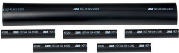 3M TE100050984. Produktfarbe: Schwarz, Menge pro Packung: 4 Stück(e), Schrumpftemperatur: 135 °C (TE100050984) von 3M