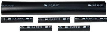 3M TE100050992. Produktfarbe: Schwarz, Menge pro Packung: 4 Stück(e), Schrumpftemperatur: 135 °C (TE100050992) von 3M
