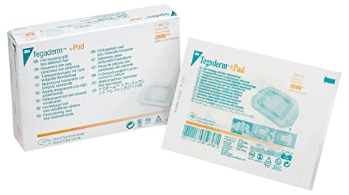 3M Tegaderm + Pad Folie nicht haftende Kompresse mit Pad 3586, 25 Stück von 3M