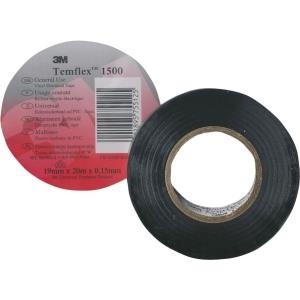 3M Temflex 1500 TEMFLEX150015X10BK Isolierband Temflex 1500 Schwarz (L x B) 10 m x 15 mm 1 St. von 3M