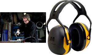 3M X2AC1 - Erwachsener - Männlich - Schwarz - Gelb - Kopfband - 105 dB - 31 dB (X2AC1) von 3M