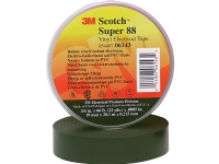 Scotch® Super 88 Vinylband schwarz 38mmx13mx0,22mm zur Isolierung von Drähten gegen alle Wetterbedingungen von 3M