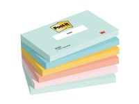 Sticky Notes Post-it® Beachside, 76 x 127 mm, ass. farver, pakke a 6 stk. von 3M