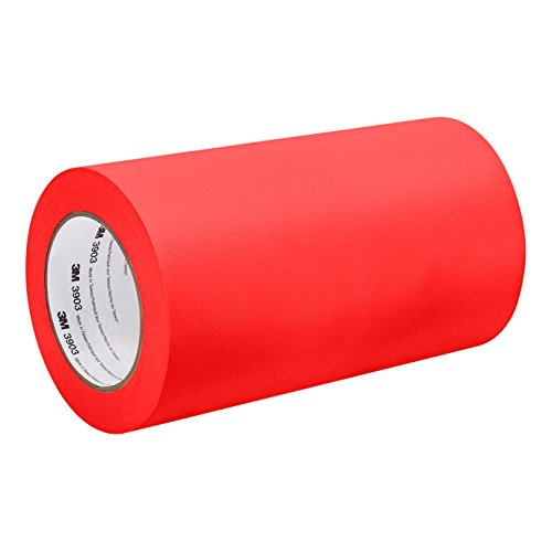 TapeCase 3M 3903 34in X 15YD Red Red Red Vinyl/Rubber Adhesive Converted from 3M Duct Tape 3903, 12.6 psi Zugfestigkeit, 50 Yd. Länge: 86,4 cm von 3M