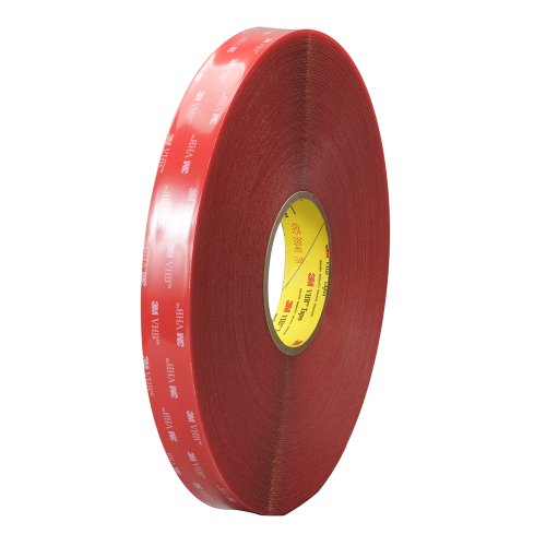 TapeCase 3M 4905 Acrylklebeband, doppelseitig, 0,51 mm dick, 0,51 mm dick, 3 m Rolle von 3M