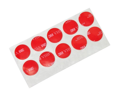 TapeCase 3M 4905 CIRCLE-0.813 "-1000 Transparentes doppelseitiges Allzweck-Acrylklebeband, 20 mm (0,51 mm) Dicke, 0,813 in Kreis (1000 Stück) von 3M