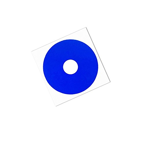 TapeCase 8905 Klebeband, 1,3 cm OD-0,15625", ID-250, blaues Polyester/Silikon, von 3M 8905, Kreise, 400 Grad F, 1,3 cm Länge, 1,3 cm Breite, 250 Stück von 3M