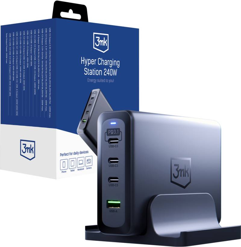 3mk Hypericrovimo Stotis 240W (ACCESSORIES - 3MK HYPER CHARGING STATION) von 3MK