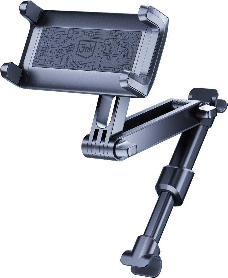 Handyhalterung für Kopfstütze 3mk Grau Griff Auto (5903108543194) von 3MK