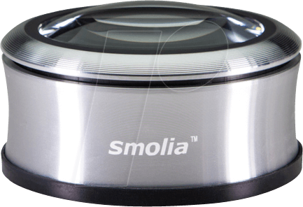 SMO 3R-SXC-GR - Leselupe smolia XC, LED, Ø 69 mm, 3-fach, grau von 3R SYSTEMS
