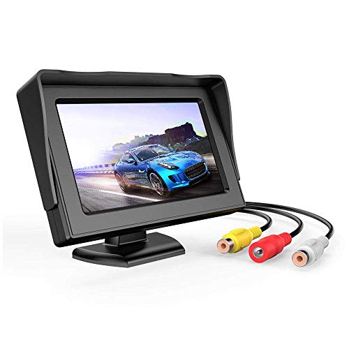 3T6B 4.3 Zoll LCD Bildschirm Rückfahrkamera, wasserdichte Rückfahrkamera mit Monitor, für Auto SUV Truck von 3T6B