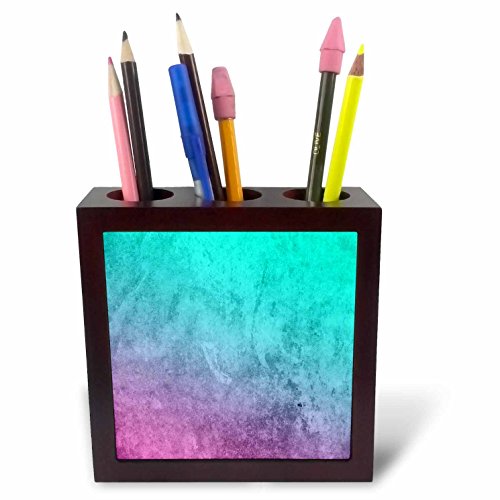 3dRose 239886 _ PH-5 " Watercolour Hintergrund mit Stift Halter – türkis/lila/pink von 3dRose