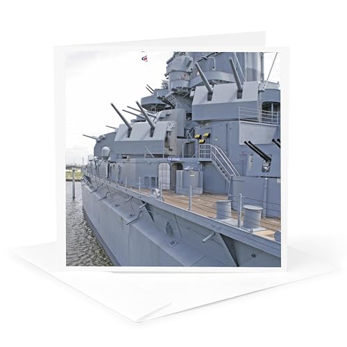 3dRose gc_87291_5 15,2 x 15,2 cm Uss Alabama Battleship Memorial Park Mobile – Us01 Mgi0027 – Mark Gibson – Grußkarte von 3dRose