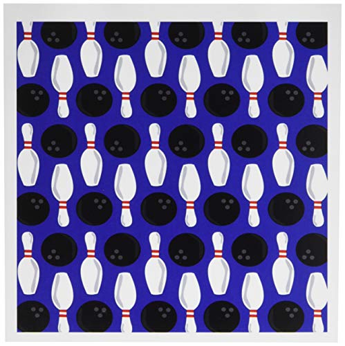3drose Bowling in blau – Grußkarten, 6 von Foto, Set 12 (GC 31185 Bremsmutter männlich 2) von 3dRose