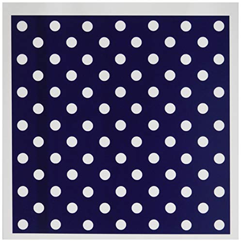 3drose Marineblau und Weiß Polka Dot Print – Grußkarten, 6 von Foto, Set 12 (GC 24685 _ 2) von 3dRose