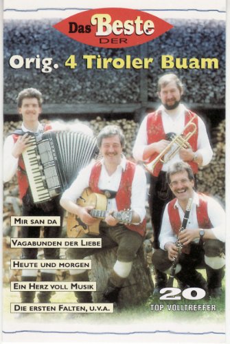 D.Beste d.Orig.4 Tiroler Buam [Musikkassette] [Musikkassette] von 4 TIROLER BUAM,ORIGINAL