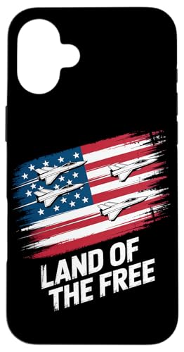 4. Juli Väter Red White & Nap Bär Hülle für iPhone 16 Plus von 4. Juli Väter Feier Gemütlich Bären