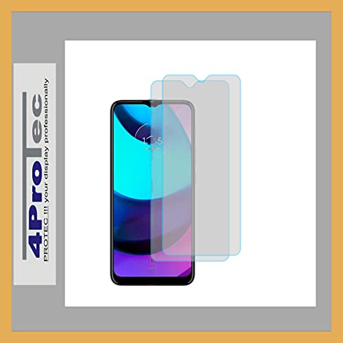 4ProTec | 2x Display-Schutz-Folie MATT für Motorola Moto E20 von 4ProTec