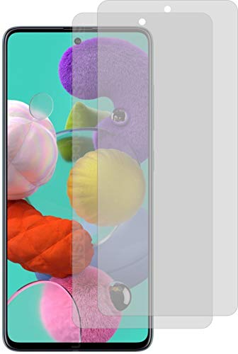 4ProTec I 2X Schutzfolie MATT passgenau für Samsung Galaxy A51 Displayschutzfolie Bildschirmschutzfolie Schutzhülle Displayschutz Displayfolie Folie von 4ProTec
