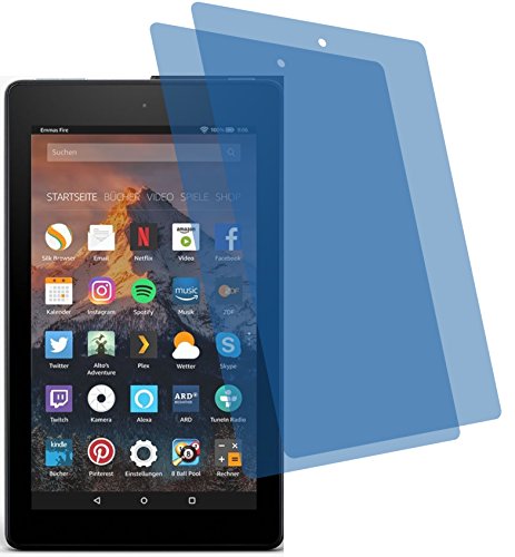 4ProTec I 2x ANTIREFLEX matt Schutzfolie für Amazon Fire 7-Tablet 17,7 cm (7 Zoll) Premium Displayschutzfolie Bildschirmschutzfolie Display Schutz Glas Schutzhülle Displayschutz Displayfolie Folie Kids Edition von 4ProTec