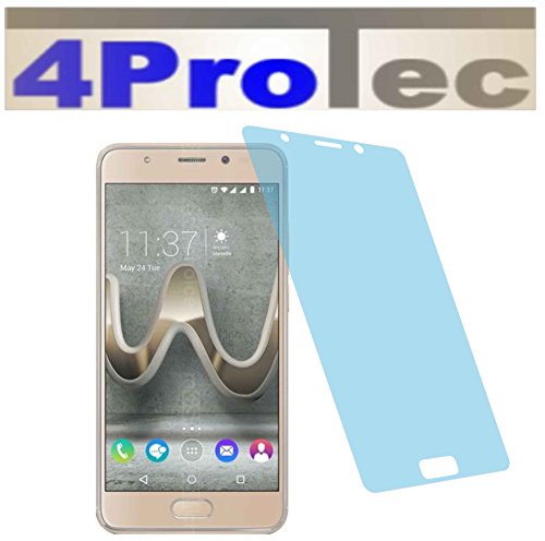 4ProTec I 4 Stück EXTREM HARTE Displayschutzfolie CC EXTREM HARTE für Wiko U Feel Prime Bildschirmschutzfolie Schutzhülle Displayschutz Displayfolie Folie von 4ProTec