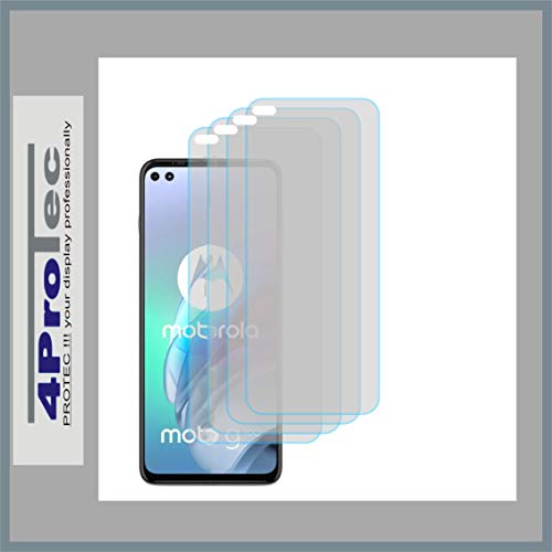 4ProTec I 4X Schutzfolie KLAR passgenau für Motorola Moto G100 - Bildschirmschutzfolie von 4ProTec