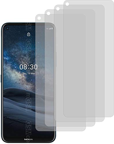 4ProTec I 4X Schutzfolie KLAR passgenau für Nokia 8.3 5G - Bildschirmschutzfolie Schutzhülle von 4ProTec