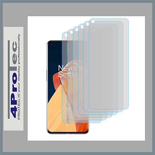 4ProTec I 6X Schutzfolie KLAR passgenau für OnePlus 9 Pro - Bildschirmschutzfolie von 4ProTec