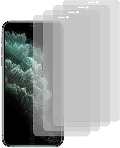 I 4X Schutzfolie KLAR passgenau für Apple iPhone 11 Pro Displayschutzfolie Bildschirmschutzfolie Schutzhülle Displayschutz Displayfolie Folie von 4ProTec
